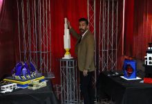 افتتاح نمایشگاه خلاقیت، معماری، مکانیک ورباتیک